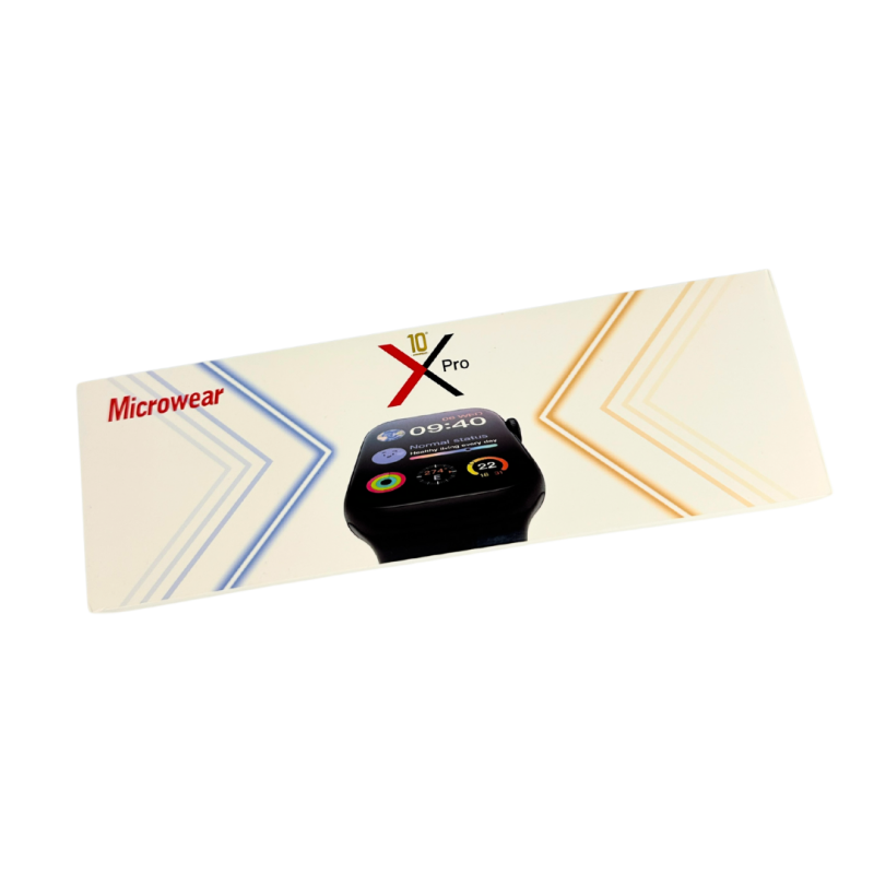 Microwear X10 Pro Black смарт-годинник з срібним корпусом